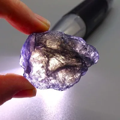 Iolite/Cordierite natural mineral top quality 30.8g, Tanzania
