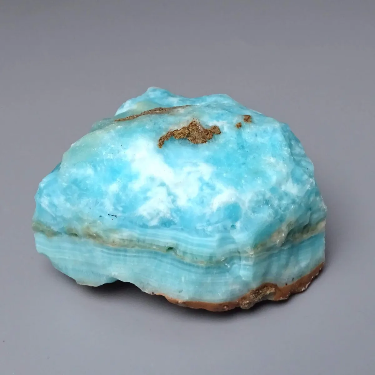 Aragonite natural blue 214g, Afghanistan
