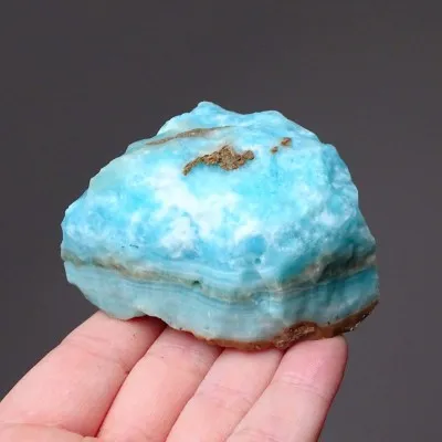 Aragonite natural blue 214g, Afghanistan