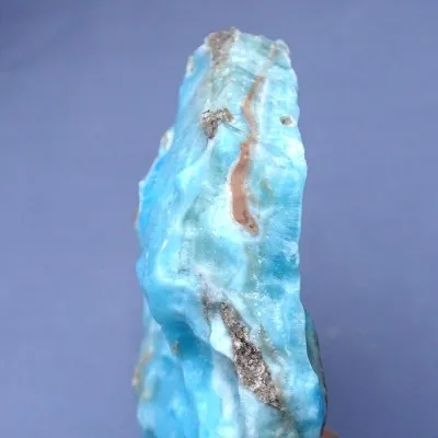 Aragonite natural blue 373g, Afghanistan
