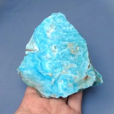 Aragonit přírodní modrý 373g, Afganistán