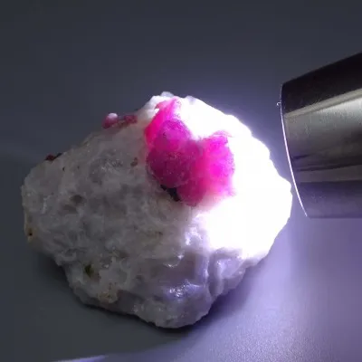 Ruby natural mineral in matrix 41.8g, Afghanistan