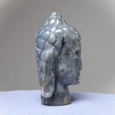 Labradorit přírodní Buddhova hlava 341g, Madagaskar