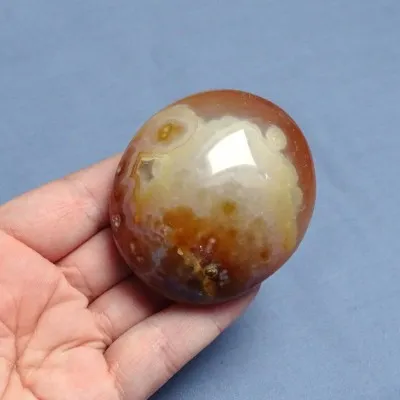 Polierter Karneol 129g, Madagaskar