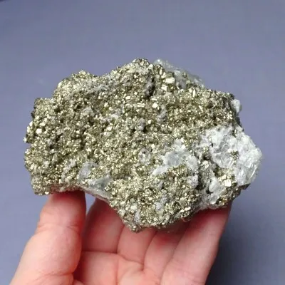 Fluorit kombinace s pyritem 435g, Peru