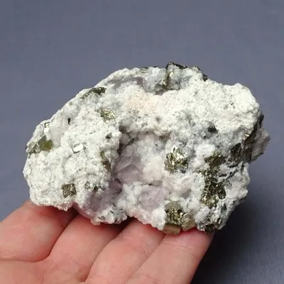Fluorit kombinace s pyritem 364g, Peru