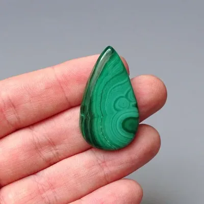 Malachite cabochon 9.5g, Congo