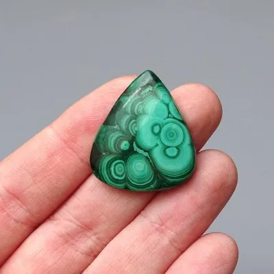 Malachite cabochon 8.1g, Congo