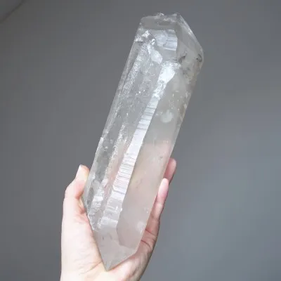 Natural crystal with graphite 1835g, Brazil