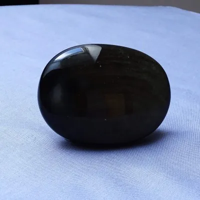 Goldener Obsidian (Berührung) - Größe L.