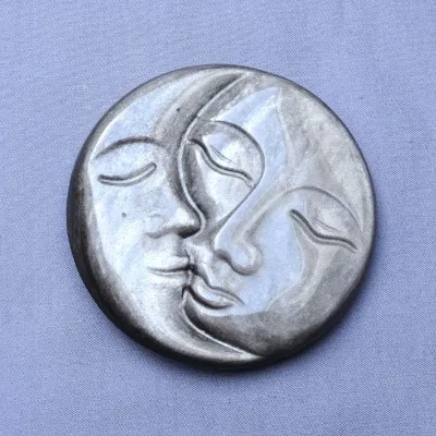 Obsidián stříbrný disk, Mexiko