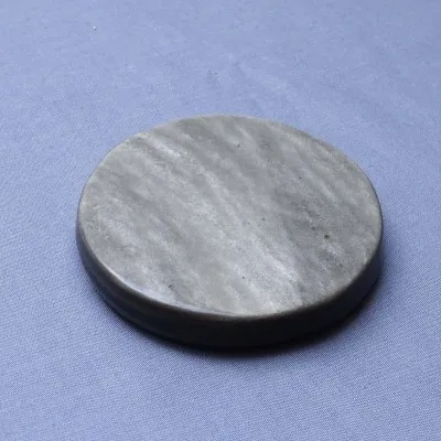 Silberscheibe aus Obsidian, Mexiko