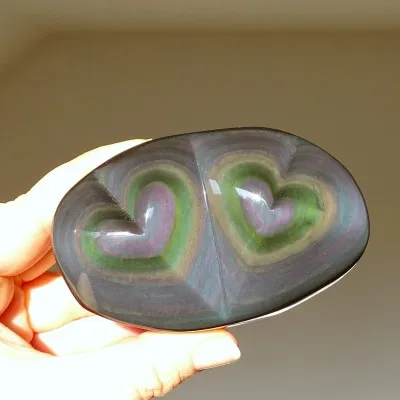 Obsidian rainbow 305g, Mexico