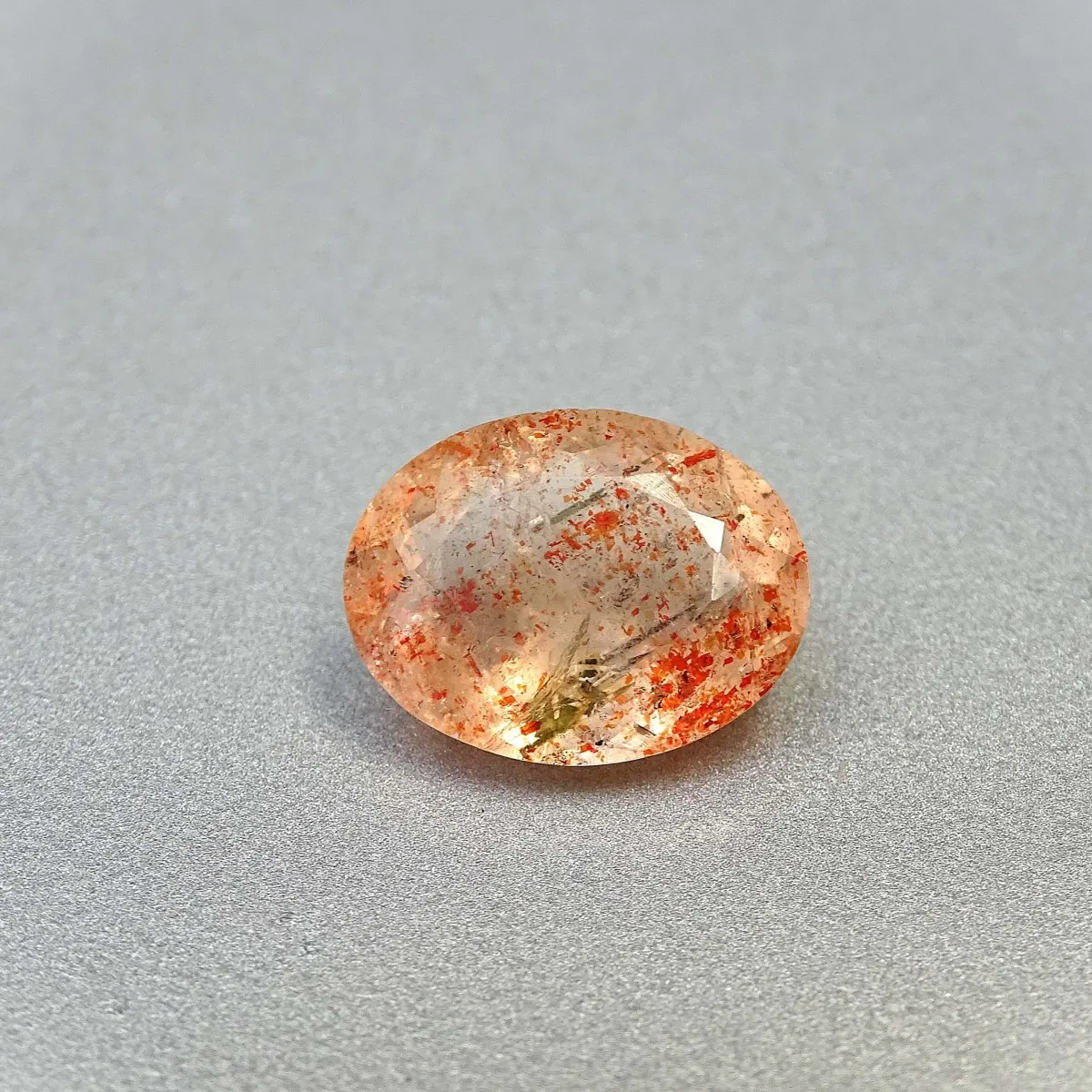 Sun stone cut 6.81ct, top quality