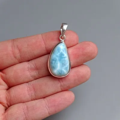 Larimar-Anhänger Top-Qualität 7,5g, Dominikanische Republik