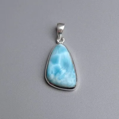 Larimar pendant top quality 8g, Dominican Republic