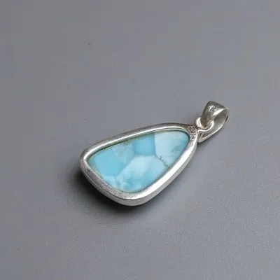 Larimar-Anhänger Top-Qualität 8g, Dominikanische Republik