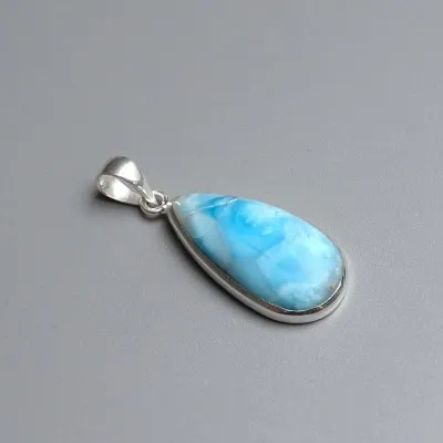 Larimar-Anhänger Top-Qualität 8g, Dominikanische Republik