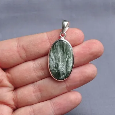 Serafinite pendant in silver 5.8g, Russia