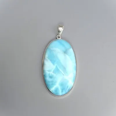 Larimar přívěšek top kvalita 27,8g, Dominikánská republika