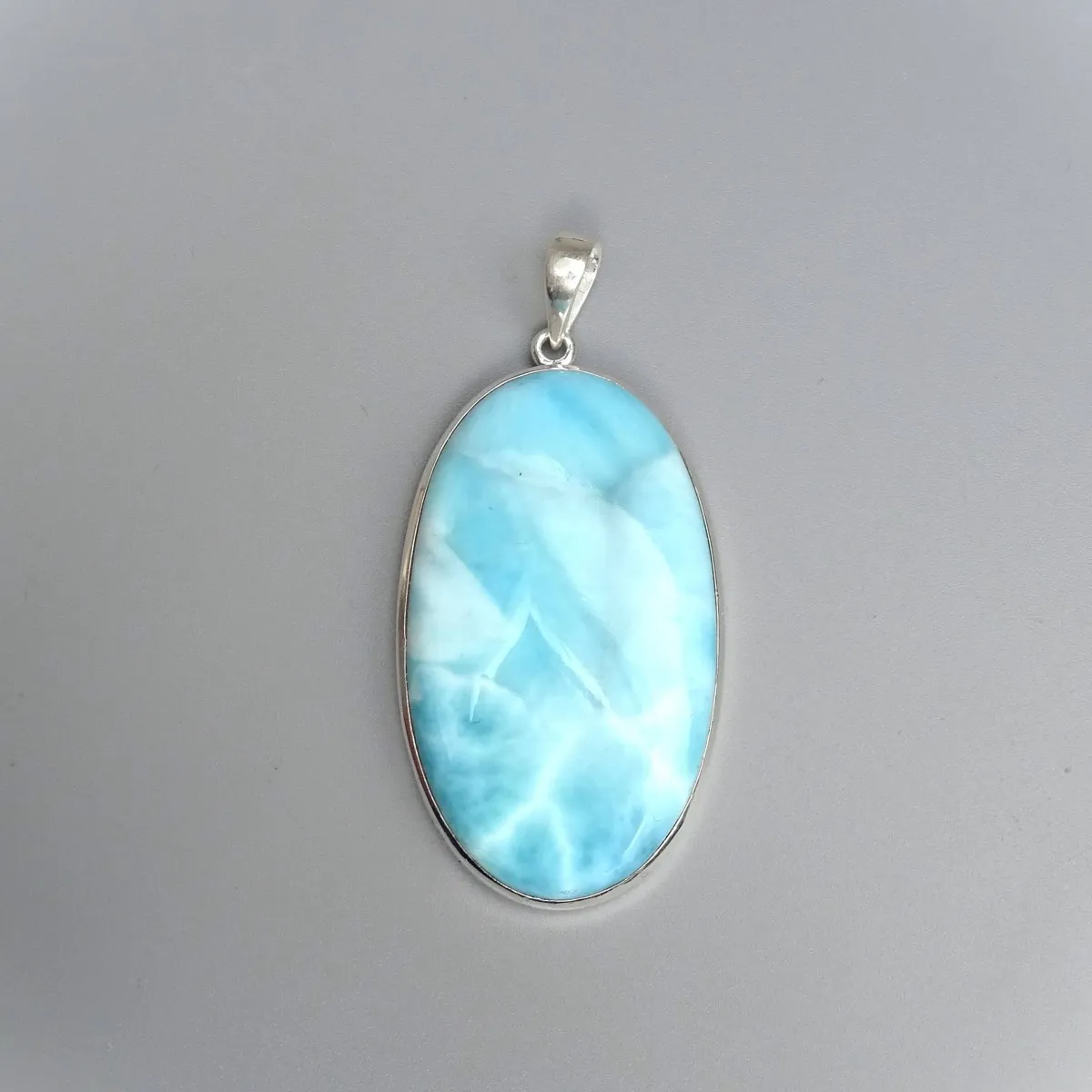 Larimar přívěšek top kvalita 27,8g, Dominikánská republika
