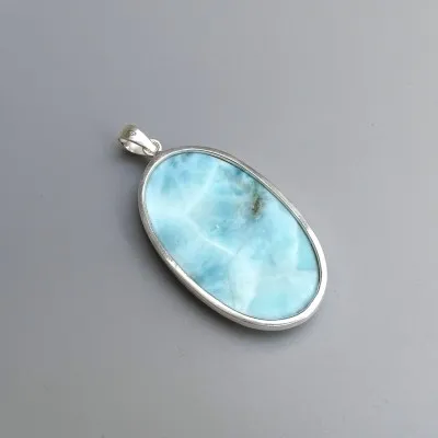 Larimar přívěšek top kvalita 27,8g, Dominikánská republika