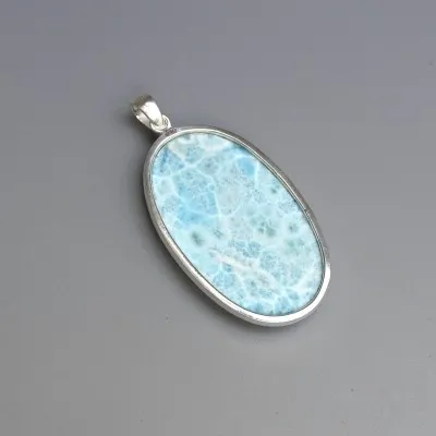 Larimar pendant top quality 23.6g, Dominican Republic