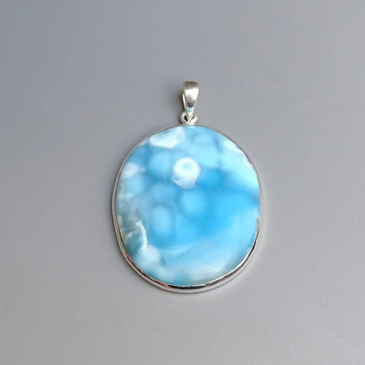 Larimar pendant top quality 23.8g, Dominican Republic