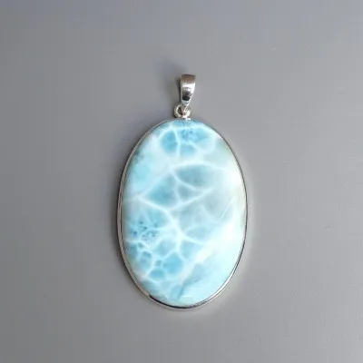 Larimar pendant top quality 24.6g, Dominican Republic