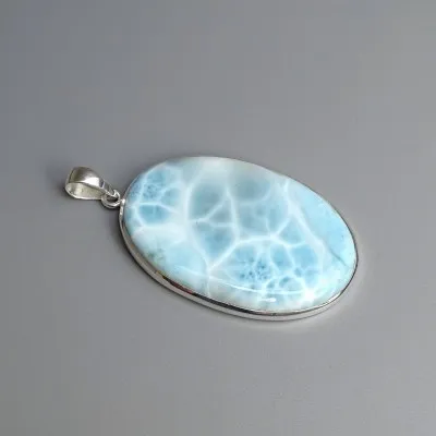 Larimar pendant top quality 24.6g, Dominican Republic