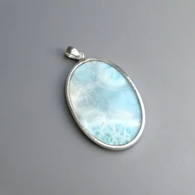 Larimar přívěšek top kvalita 24,6g, Dominikánská republika