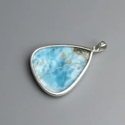 Larimar pendant top quality 24.3g, Dominican Republic