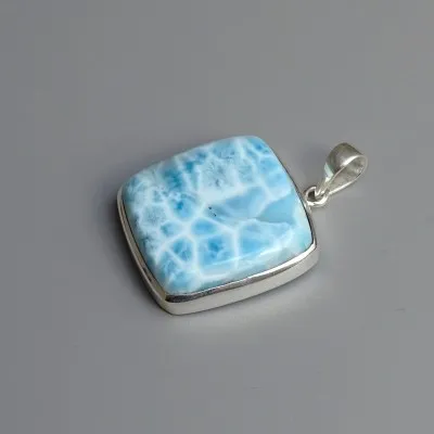 Larimar přívěšek top kvalita 20,9g, Dominikánská republika