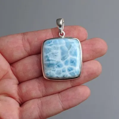 Larimar pendant top quality 20.9g, Dominican Republic