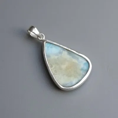Larimar pendant top quality 15.1g, Dominican Republic