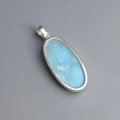 Larimar pendant top quality 14.5g, Dominican Republic