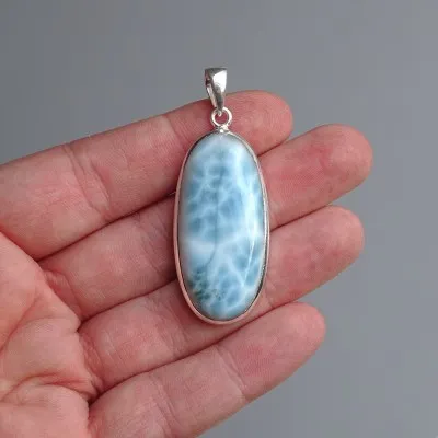 Larimar pendant top quality 14.5g, Dominican Republic