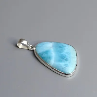 Larimar přívěšek top kvalita 12,3g, Dominikánská republika