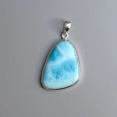 Larimar přívěšek top kvalita 12,3g, Dominikánská republika