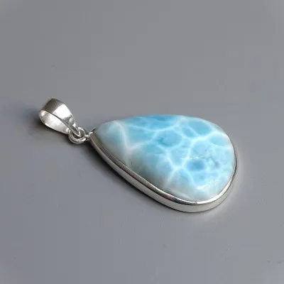 Larimar přívěšek top kvalita 12,4g, Dominikánská republika