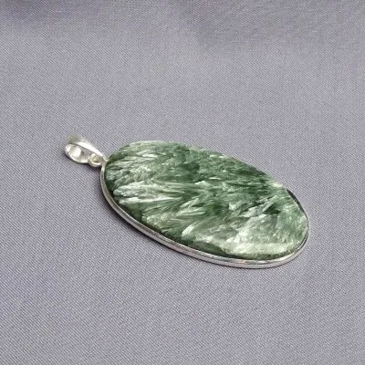 Serafinite pendant in silver 18.2g, Russia