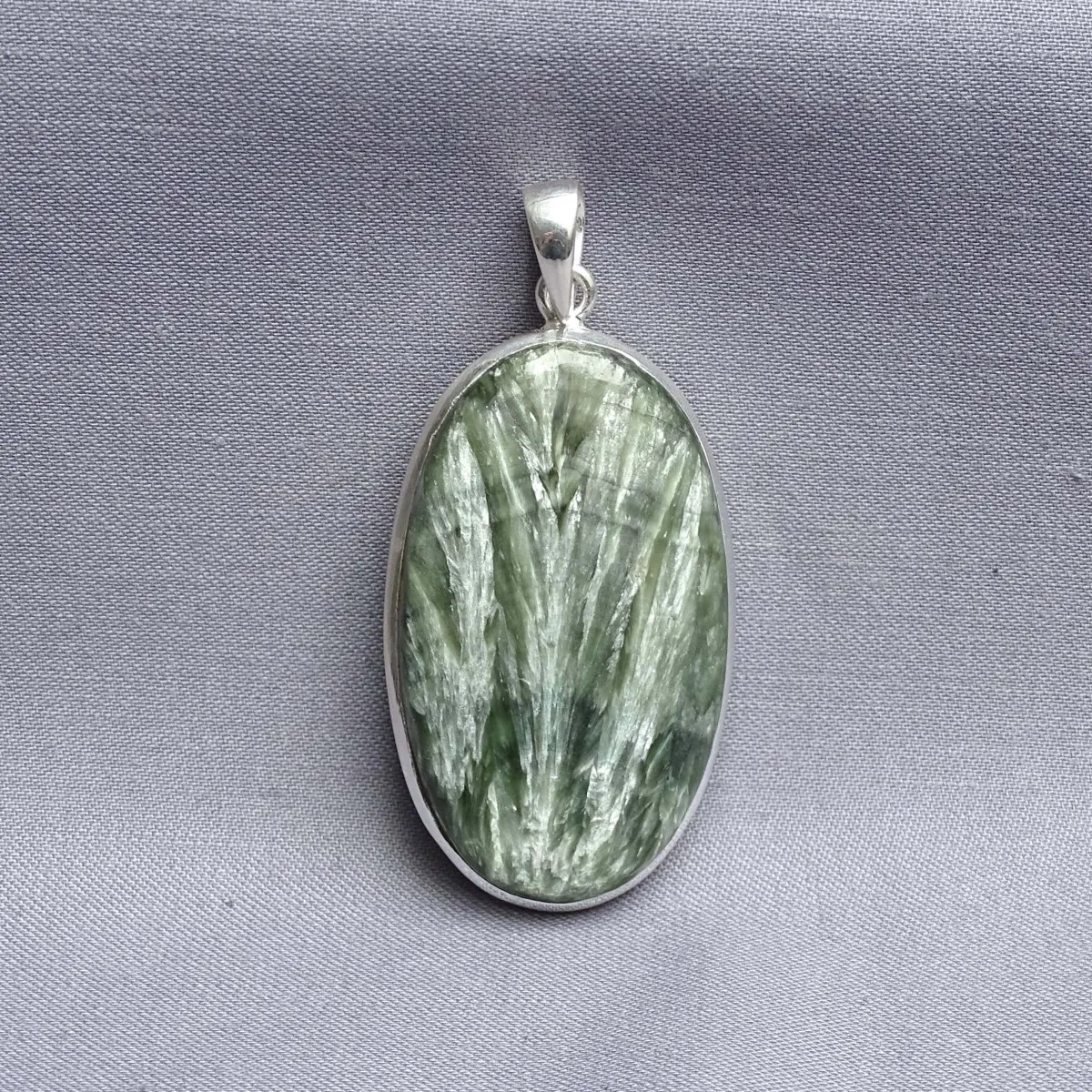 Serafinit-Anhänger aus Silber 15g, Russland