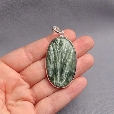 Serafinite pendant in silver 15g, Russia