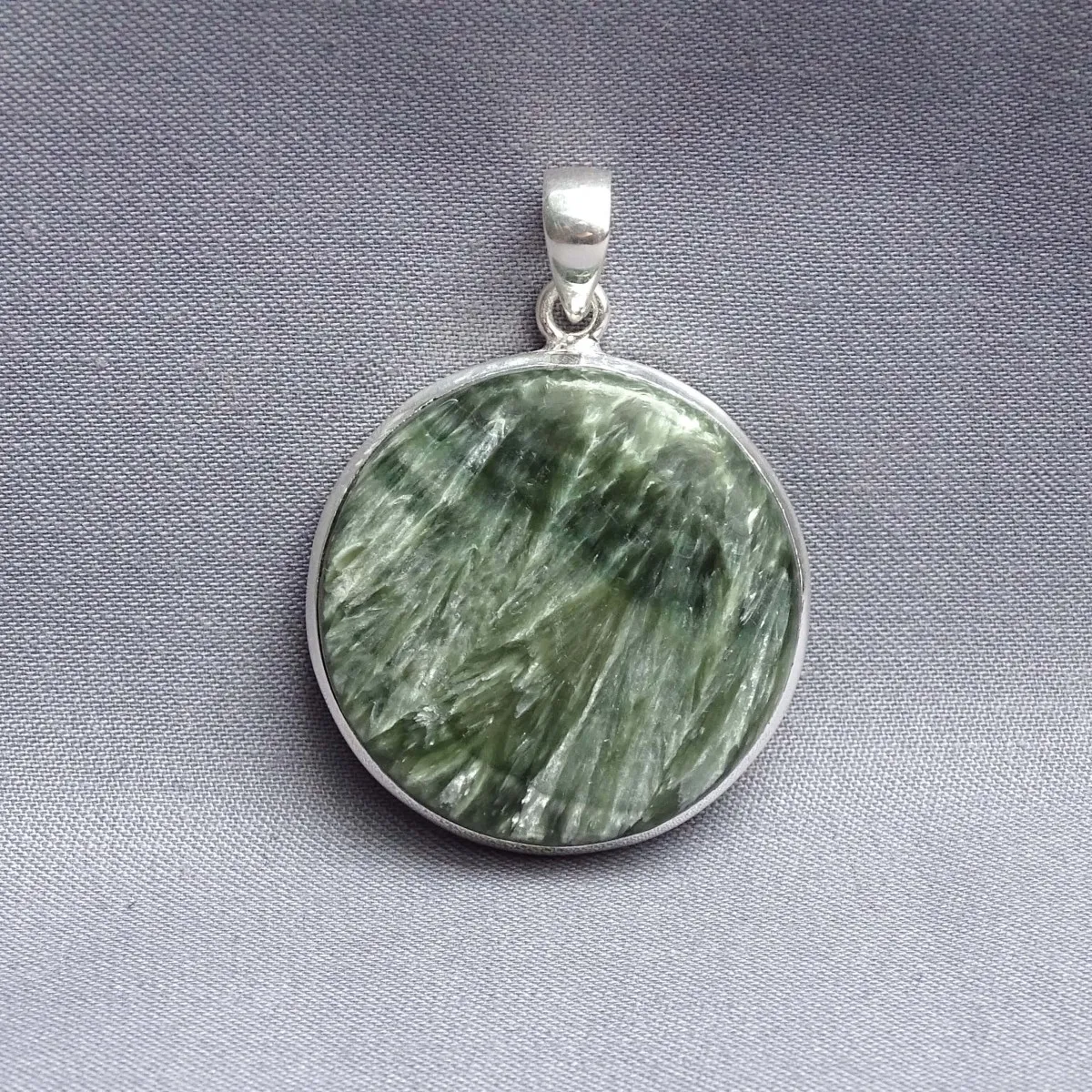 Serafinite pendant in silver 14g, Russia
