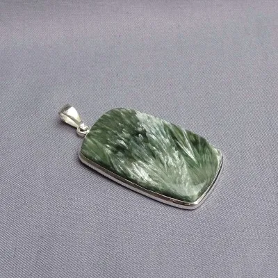 Serafinite pendant in silver 14,7g, Russia