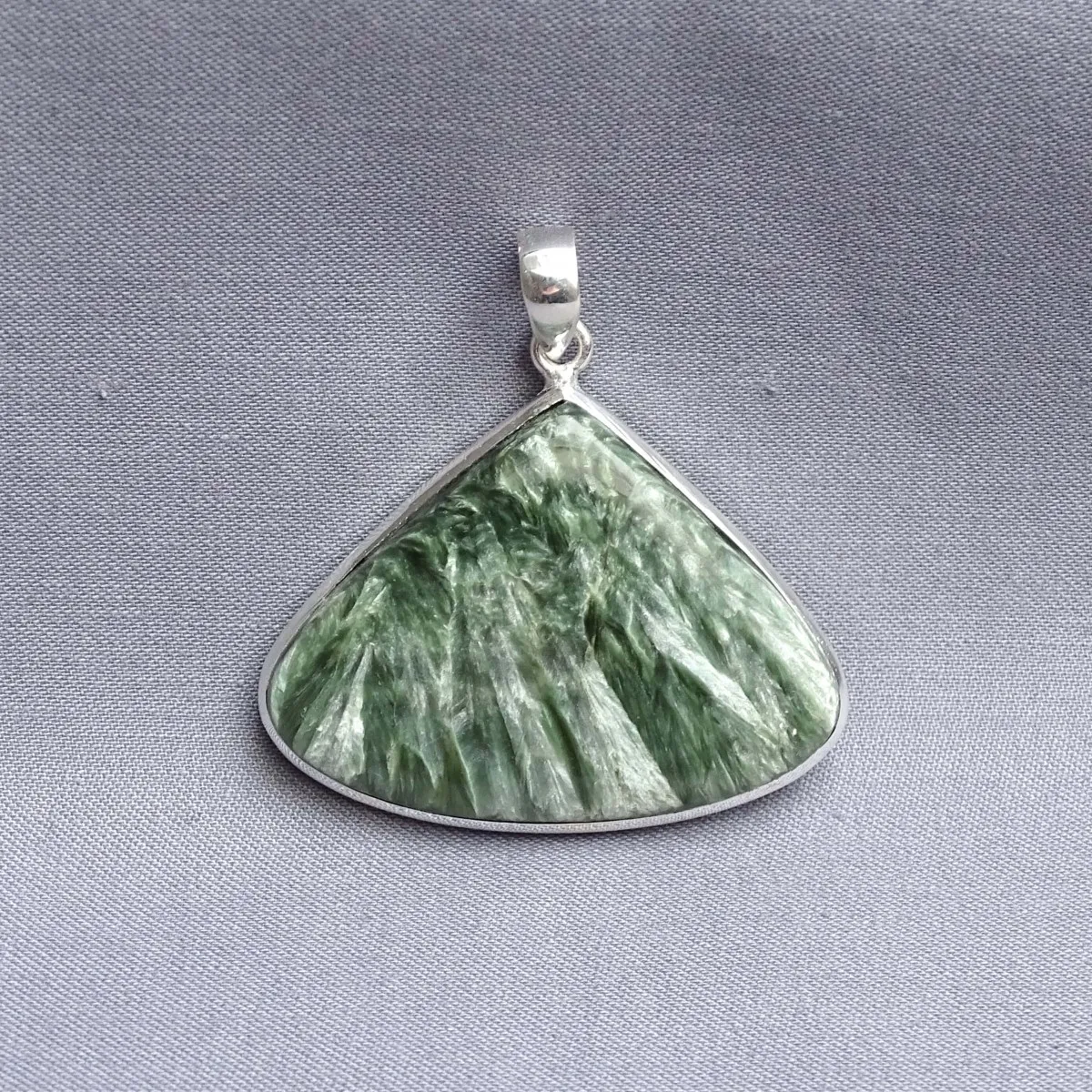 Serafinite pendant in silver 15.8g, Russia