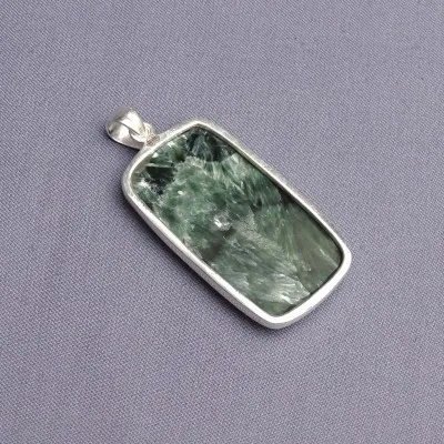Serafinite pendant in silver 14.5g, Russia