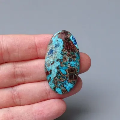 Quantum quattro Mineralcabochon 10,2g, Namibia