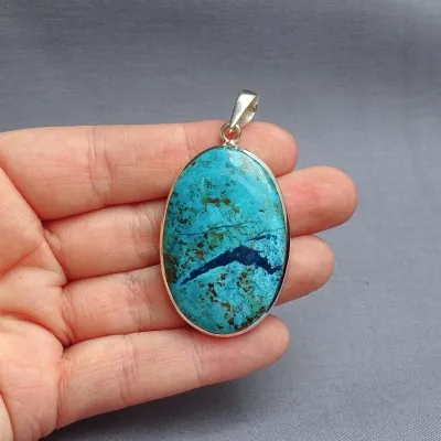 Quantum quattro natural mineral pendant 15.4g, Namibia