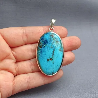 Quantum quattro natural mineral pendant 23.7g, Namibia